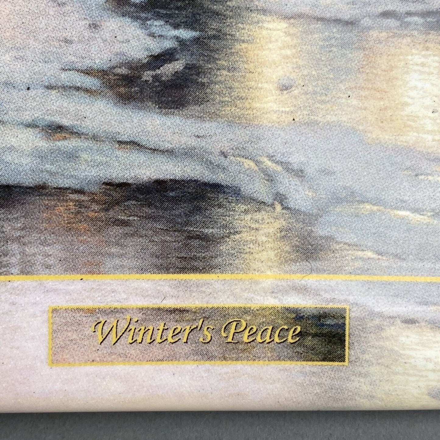 Thomas Kinkade Deer Creek Cottage Decorative Collector Plate with Certificate