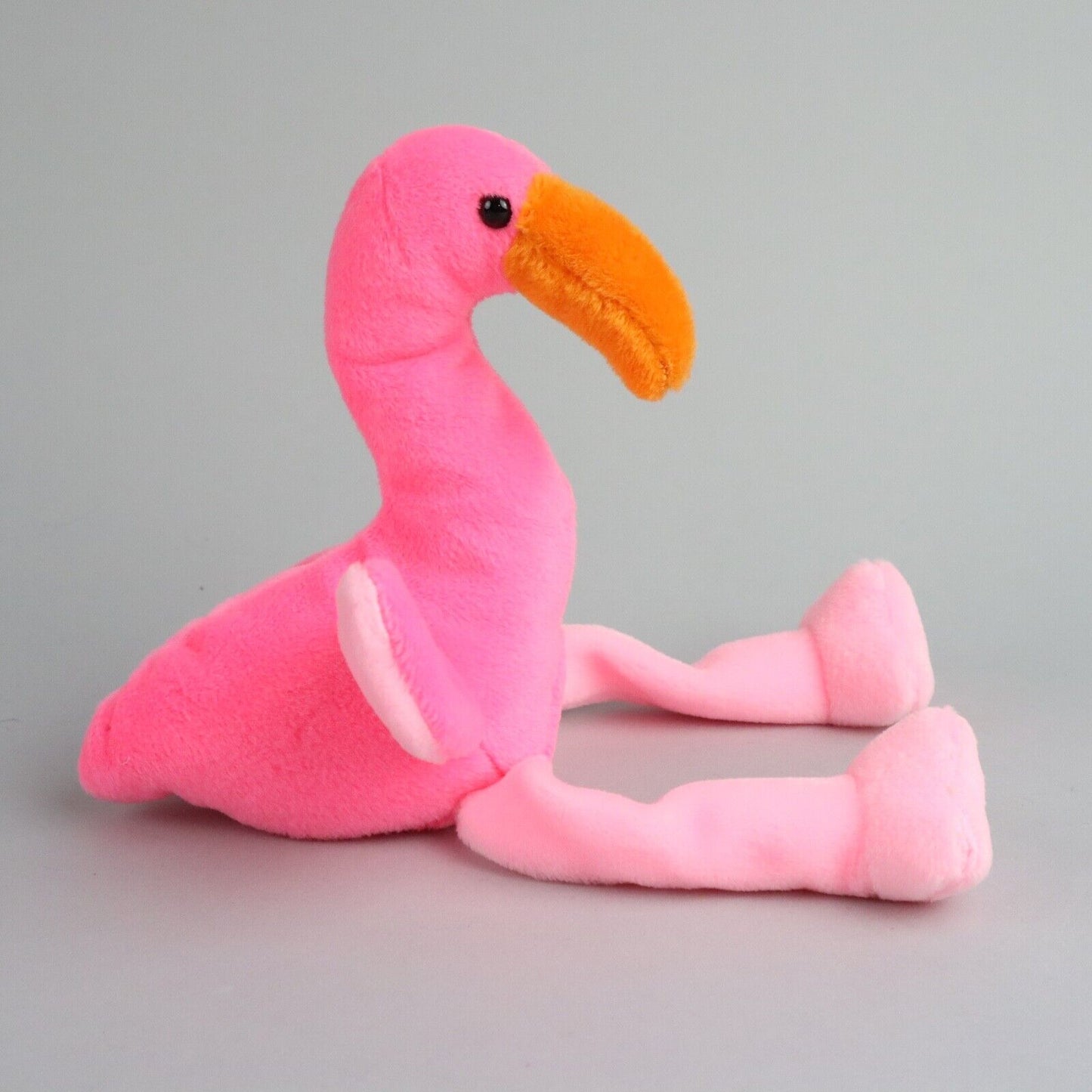 TY The Original Beanie Baby, Pinky, Flamingo Stuffed Animal 6"