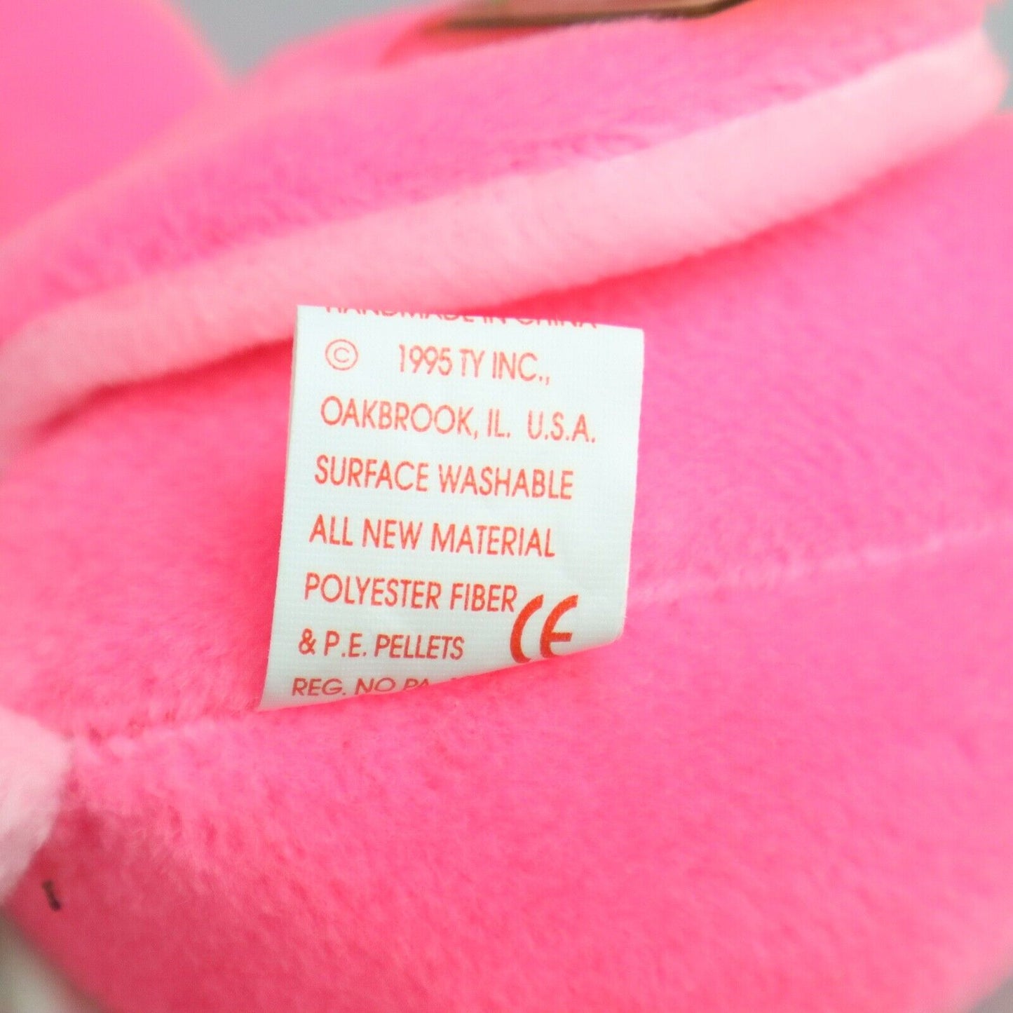 TY The Original Beanie Baby, Pinky, Flamingo Stuffed Animal 6"