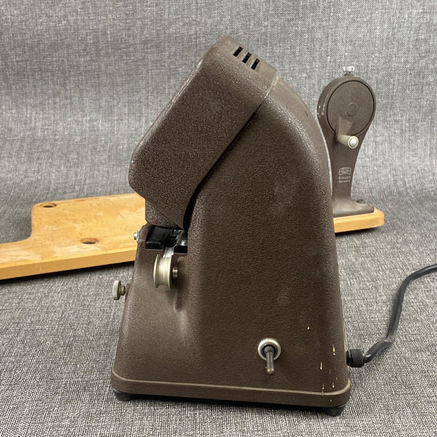 Zeiss Ikon Moviscop 8mm Movie Film Editor with Wood Base