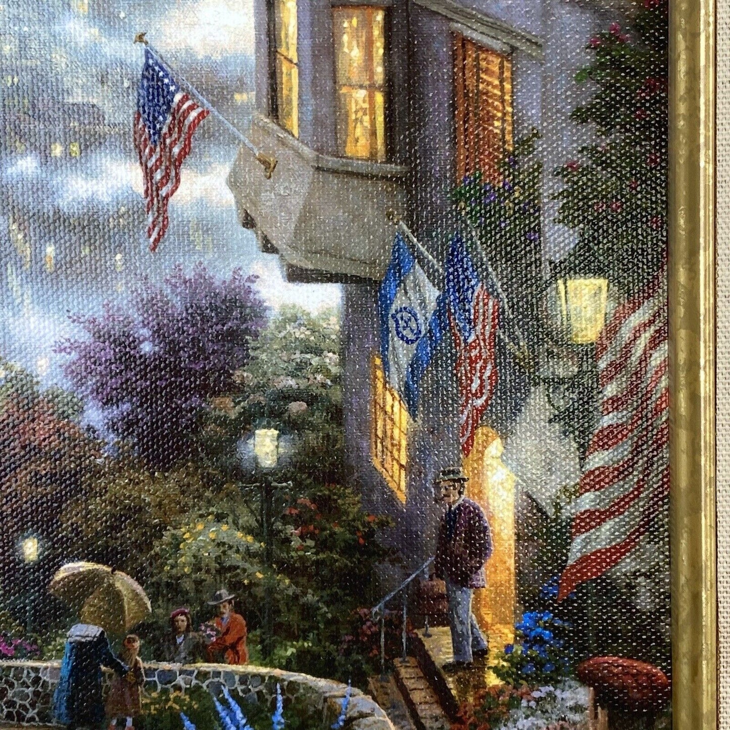 Thomas Kinkade San Francisco, Lombard Street Classic Collection with CoA 21x17