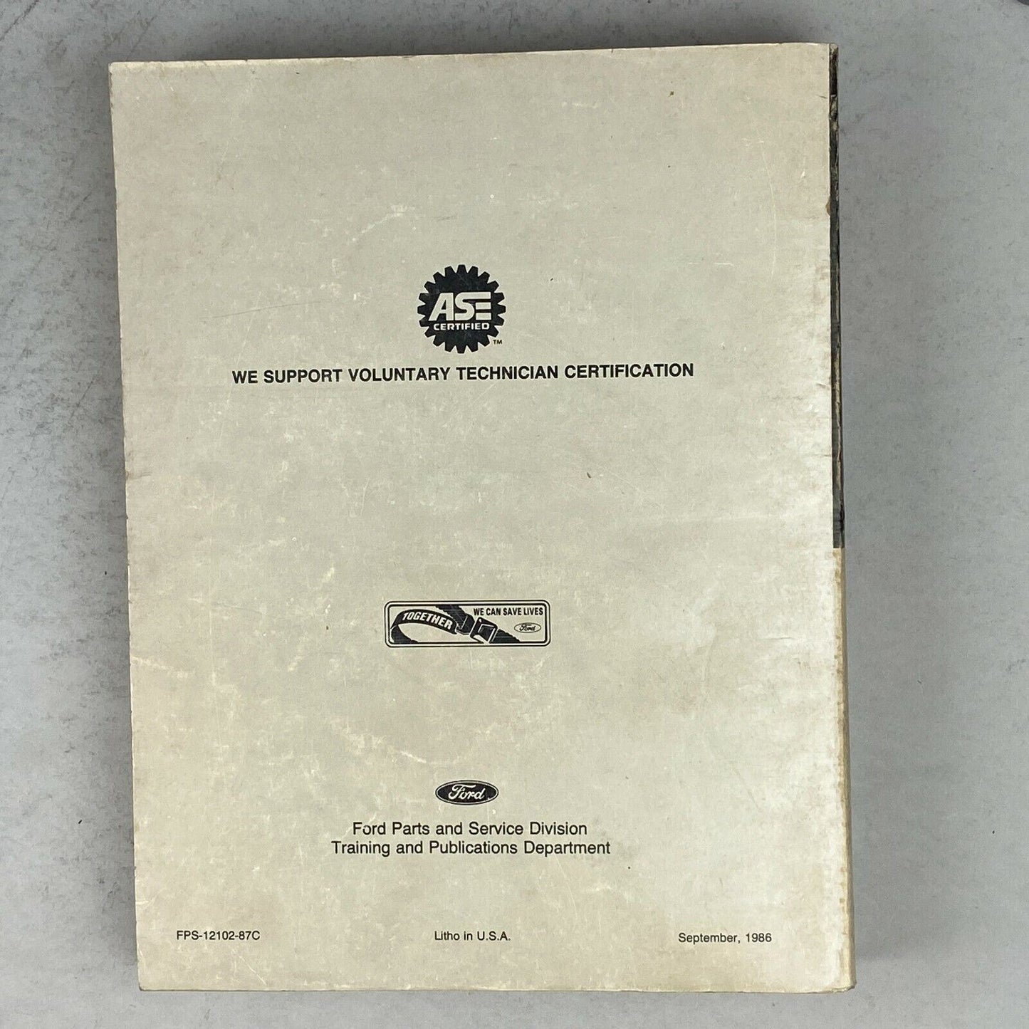 1987 Tempo, Topaz, Escort, Lynx Car Shop Manual, Ford