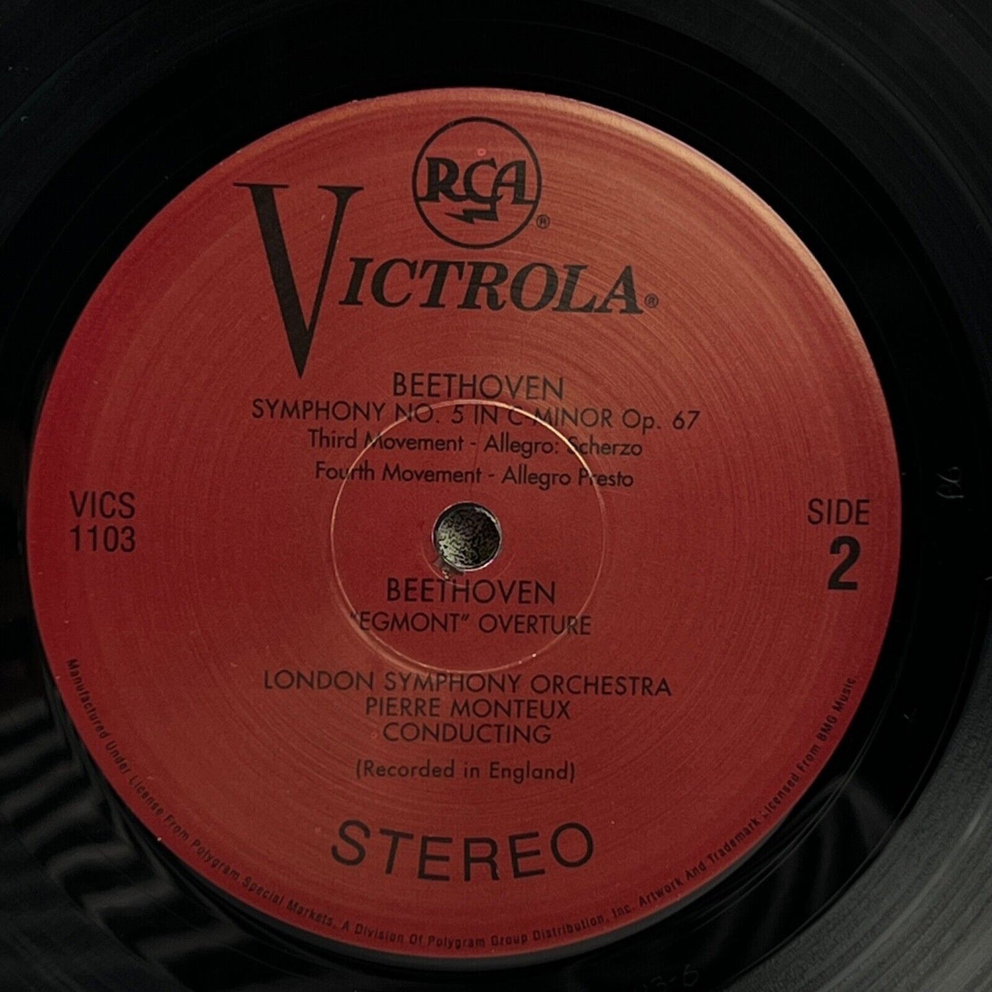 Beethoven - Pierre Monteux, London Symphony – Symphony No. 5 / Egmont Overture