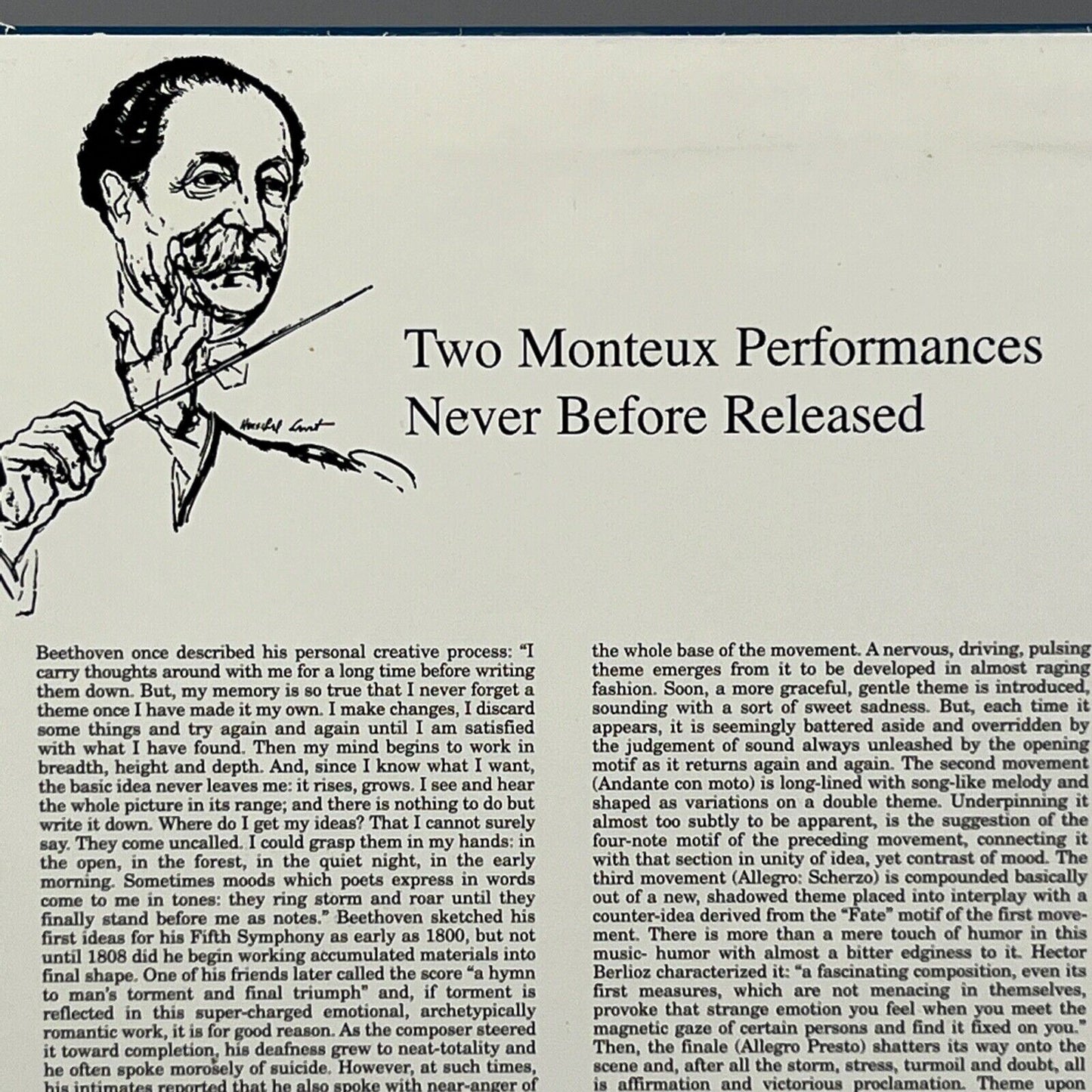 Beethoven - Pierre Monteux, London Symphony – Symphony No. 5 / Egmont Overture