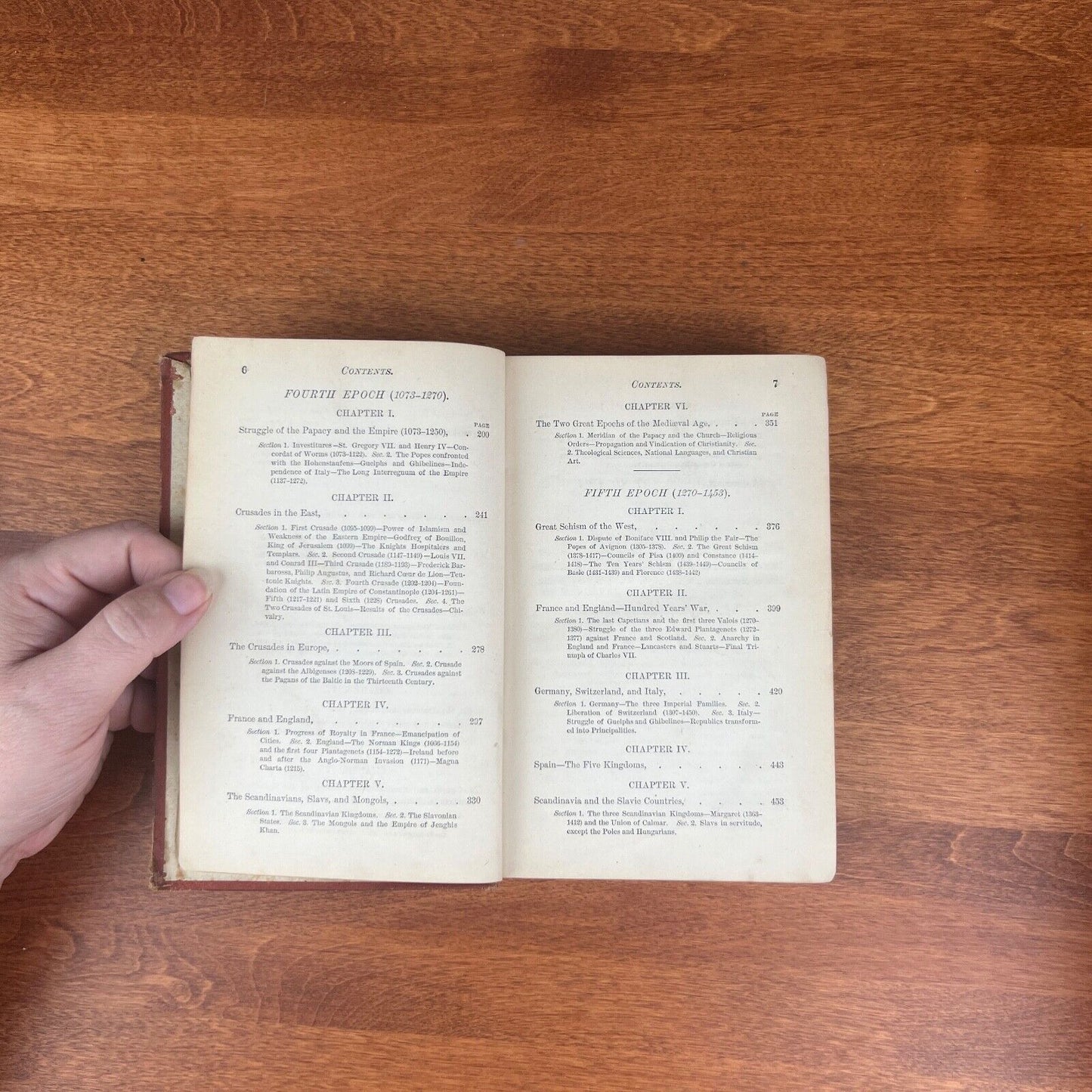 1878 History of the Middle Ages Hardcover