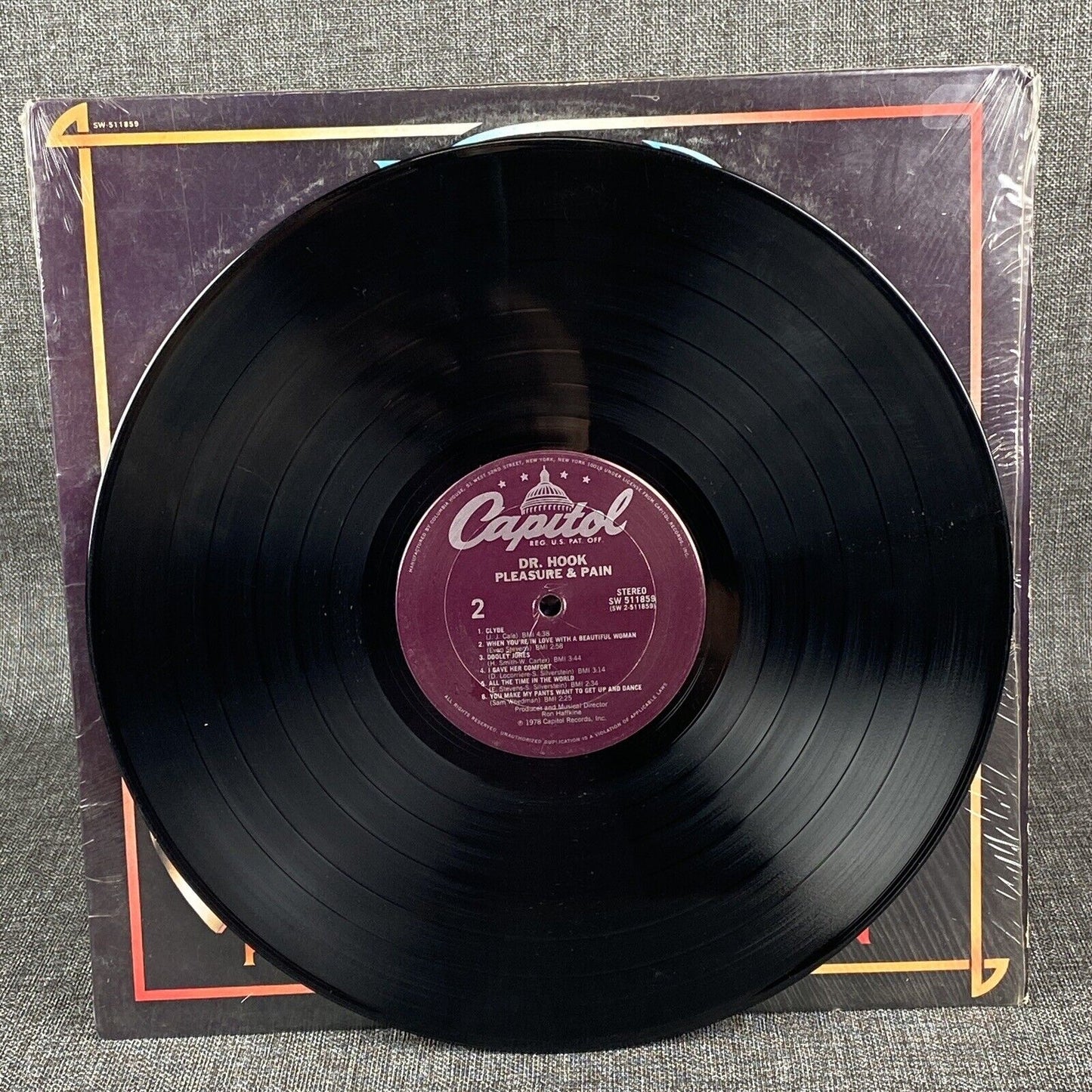 Dr Hook Pleasure And Pain Record Album Vinyl LP 1978