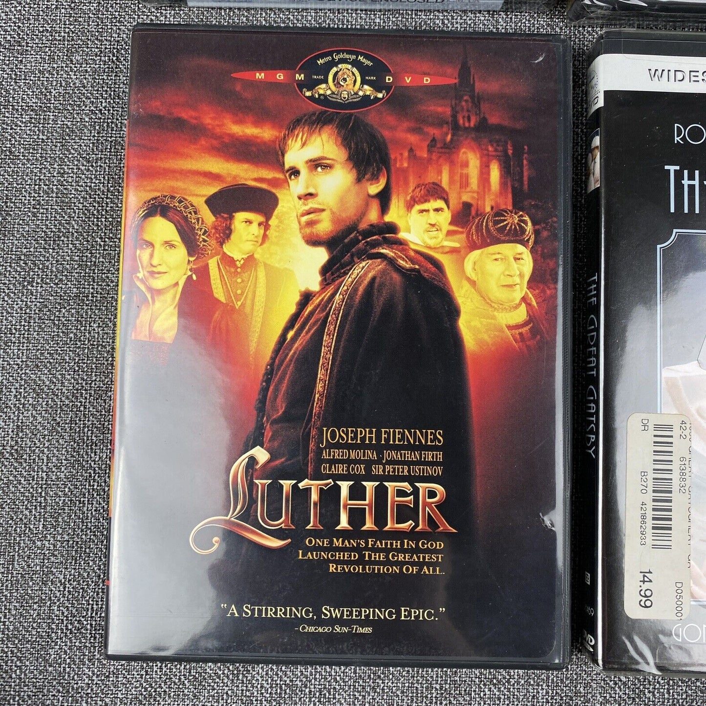 Lot of 6 Classic DVD Movies Sound of Music , The Great Gatsby , Luther etc...