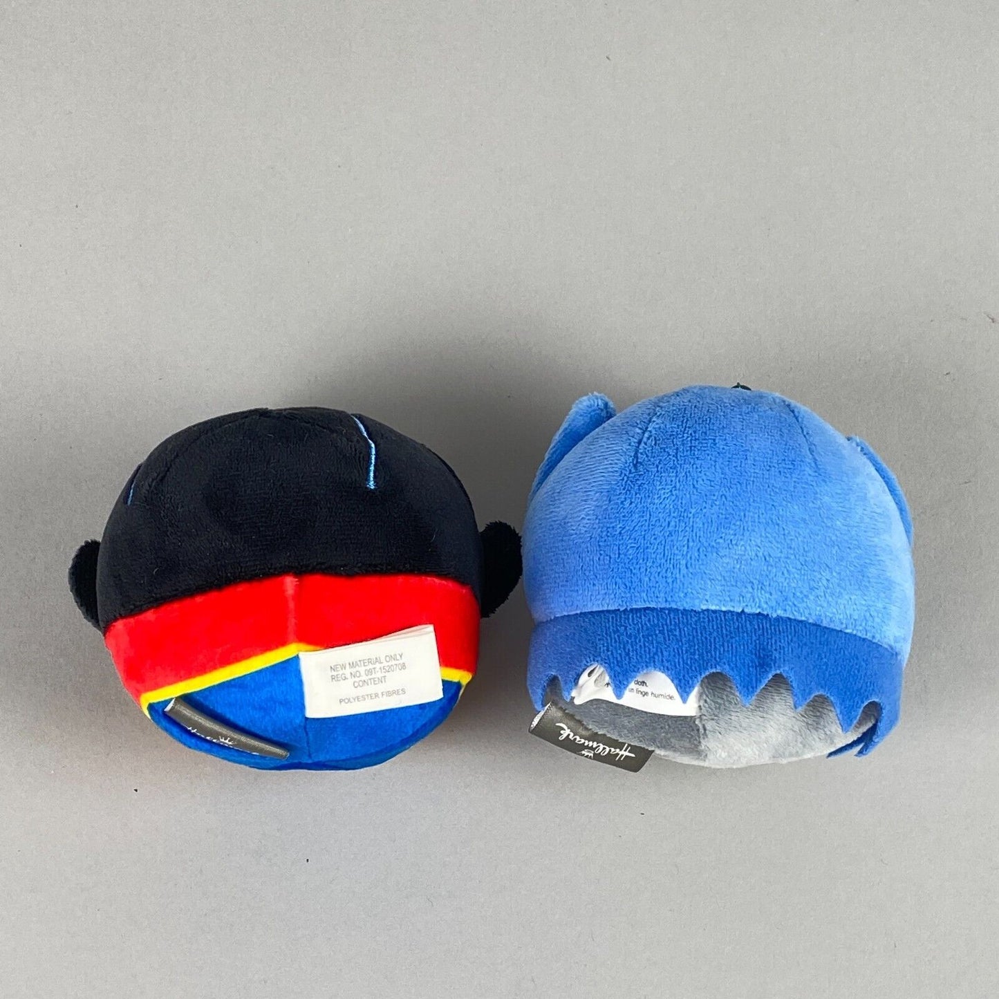 Hallmark Plush Batman & Wonder Woman Circular Plushies 4in