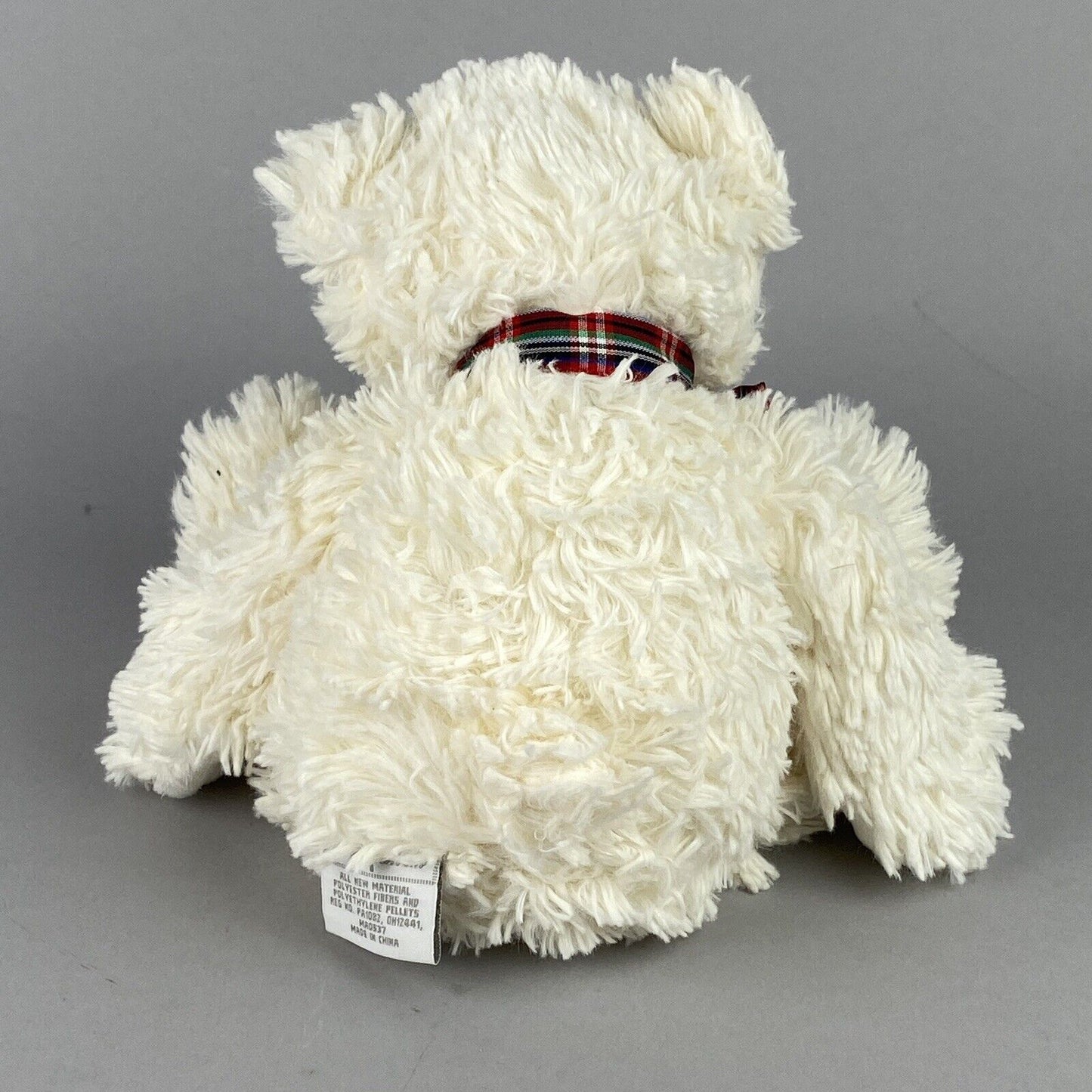 Chosun Teddy Bear Plush with Plaid Bow 14"