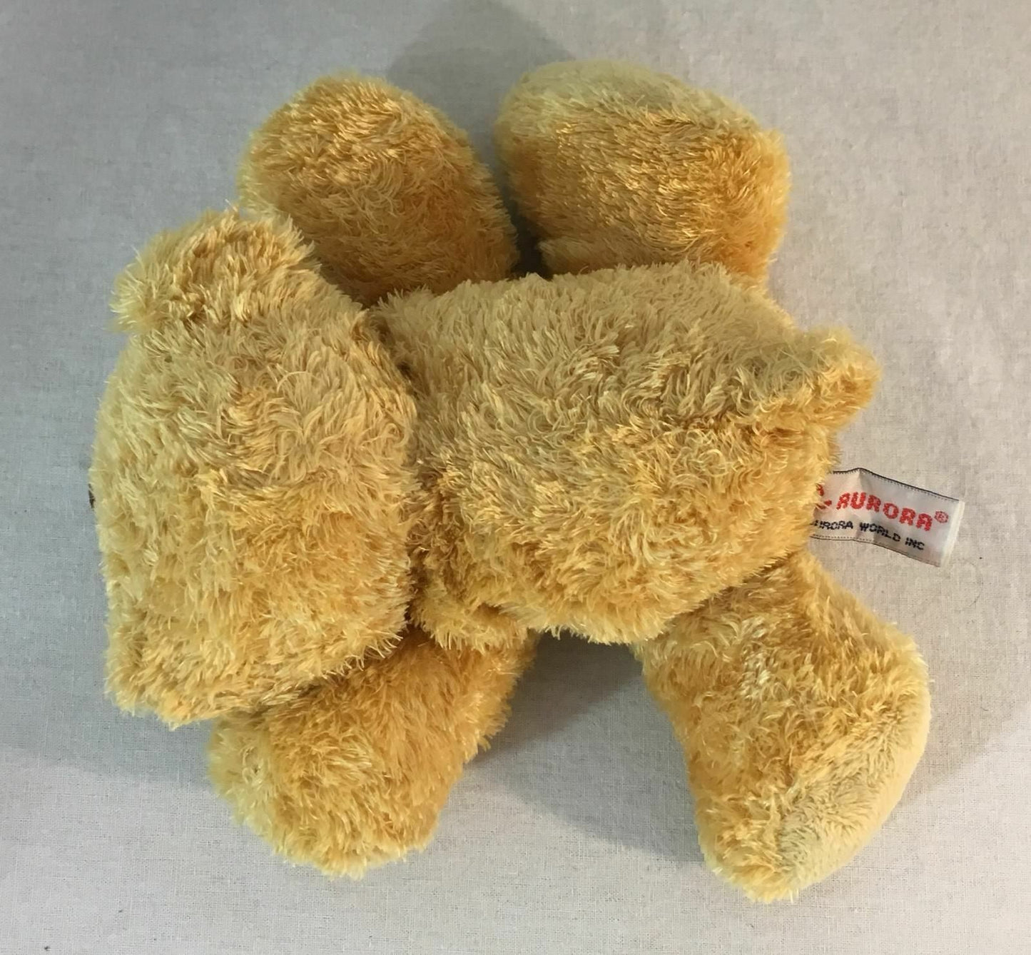 Aurora plush bean bag Teddy Bear Stuffed Toy 7" Long