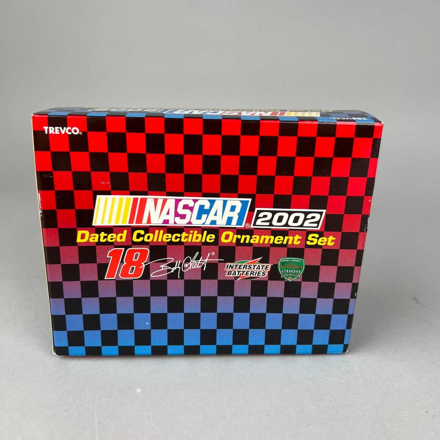 NASCAR 2002 Bobby Labonte #18 Dated Collectible Ornament Set