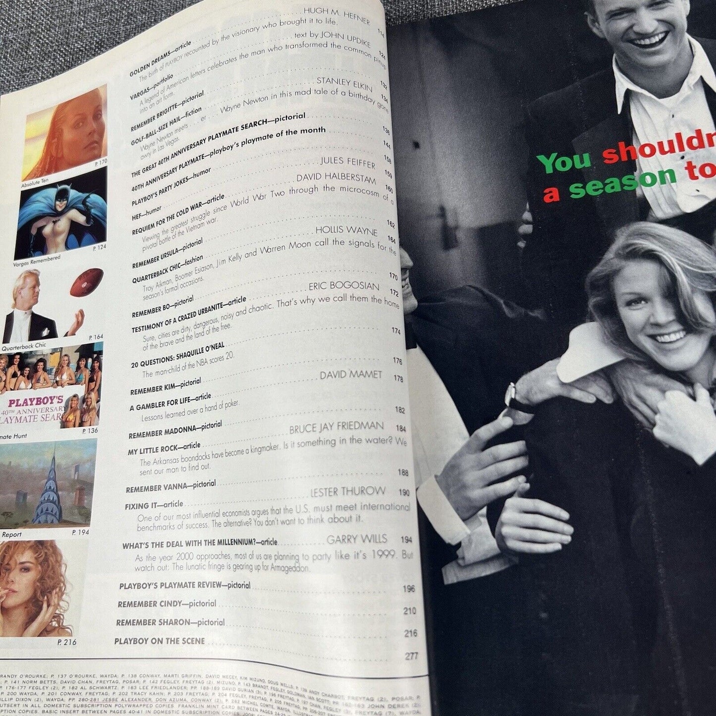 Vintage Playboy V41 #1 Collectors 40th Anniversary Jan 1994 Marilyn Monroe