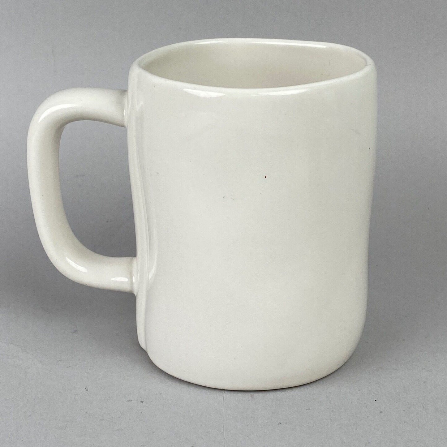 RAE DUNN by Red JINGLE Mug indented letters Magenta Christmas