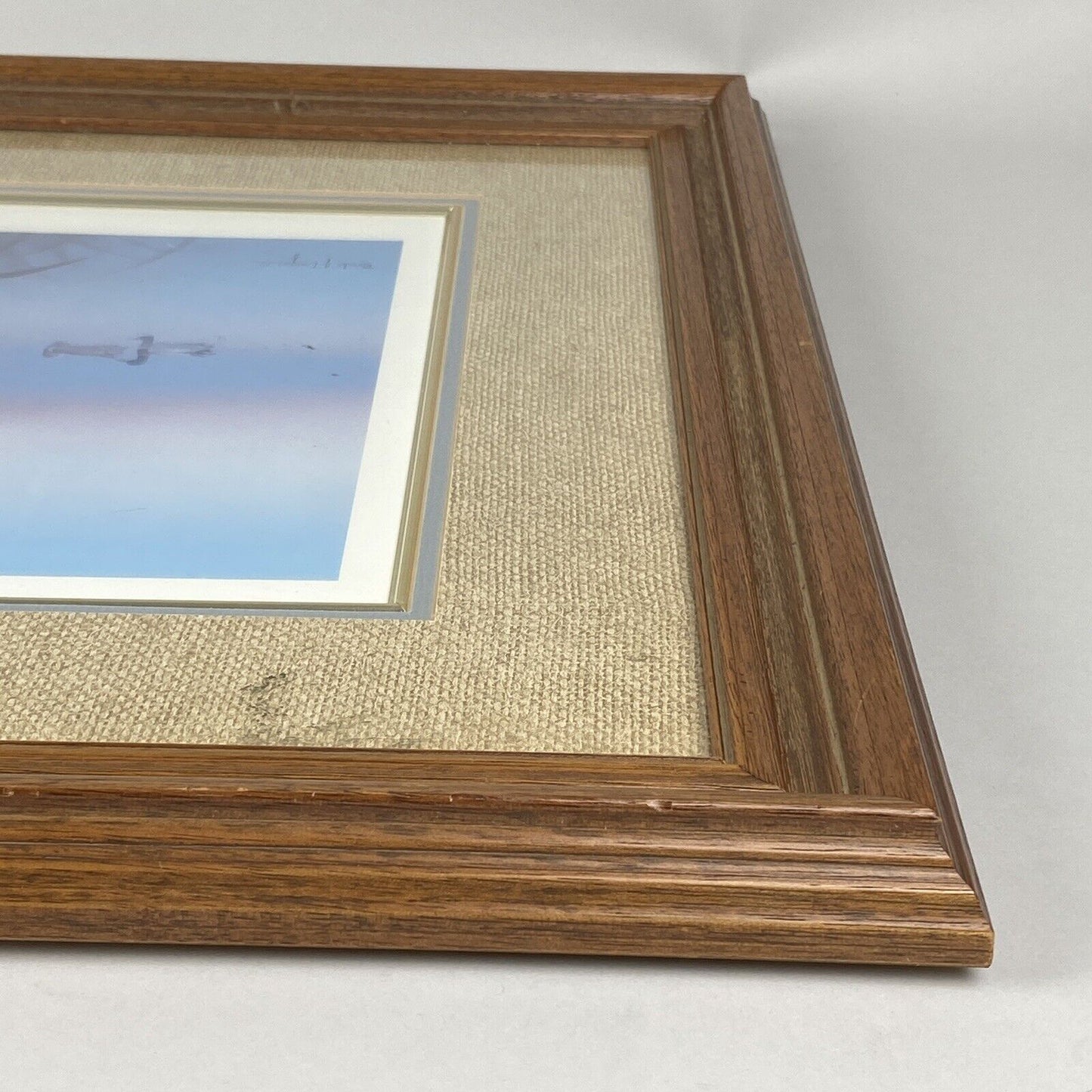 Ronald J Louque, Hunting, Black Labrador Retriever, Print 28"x 24" , Signed Vtg