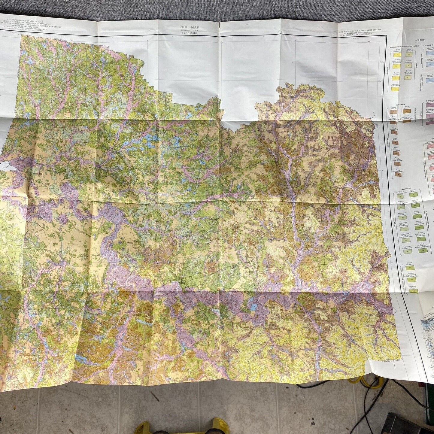 Bedford County Tennessee Soil Survey Series 1938, No. 12