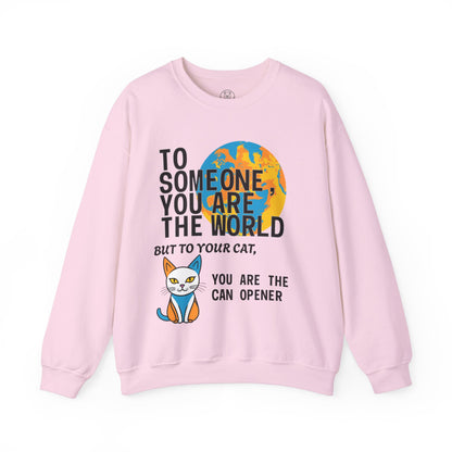 Cat Lover's Crewneck Sweatshirt, Fun Gift for Cat Owners, Cute Cat Design, Cozy Wear for Pet Lovers, Cozy Gift for Birthdays, Holidays