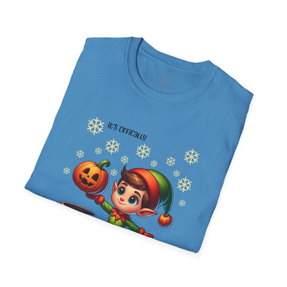 Festive Elf T-Shirt, Holiday Apparel, Christmas Gift, Fun Family Gatherings, Cozy Winter Wear, Jolly Occasion Tee