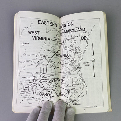 Norfolk Southern NS Eastern Division Northern Region Timetable #10, October 1989