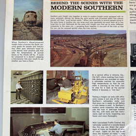 Southern Railway SOU Behind the Scenes with Modern Southern Poster 22"x 17"