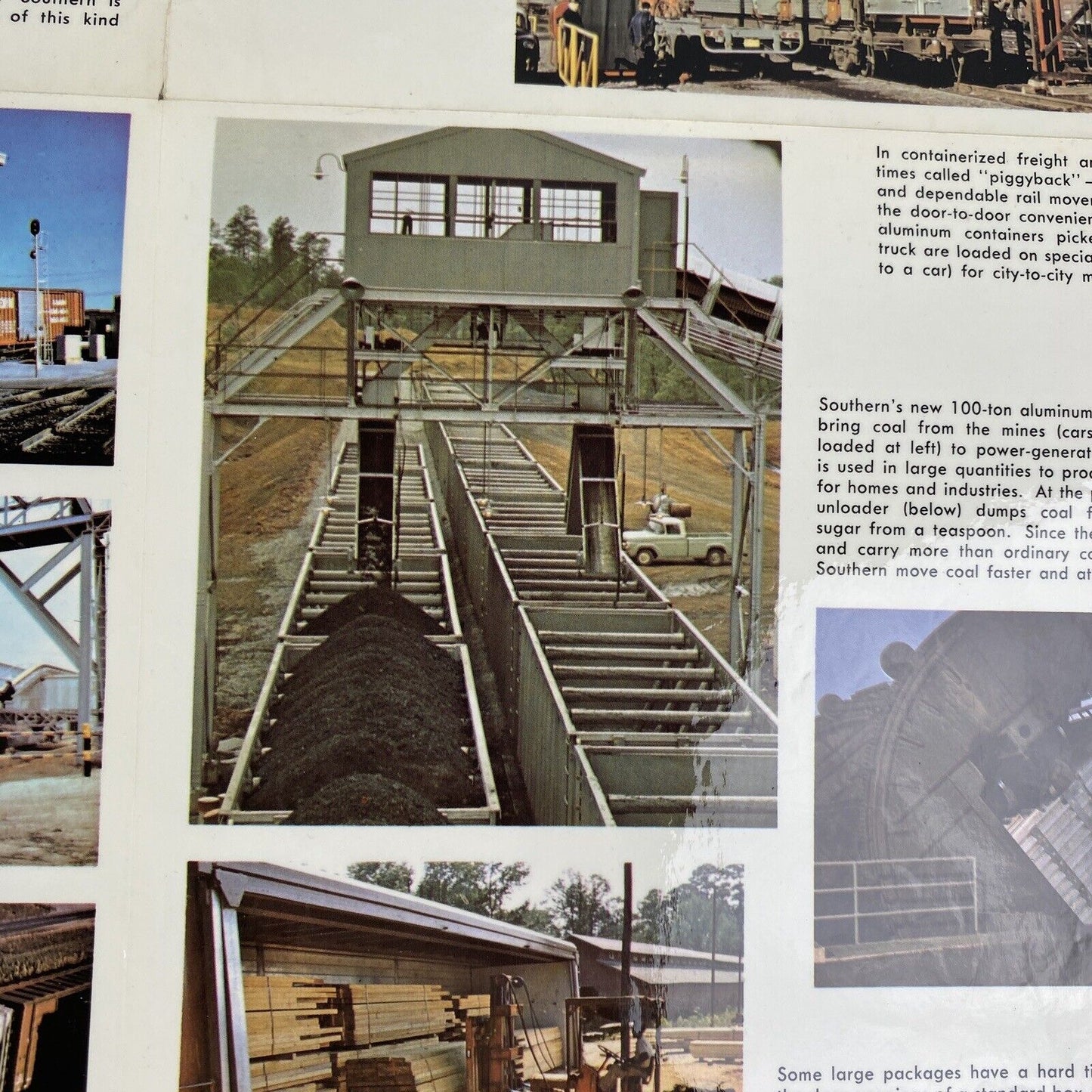 Southern Railway SOU Behind the Scenes with Modern Southern Poster 22"x 17"