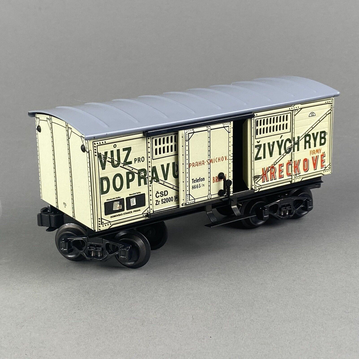 ETS O-gauge  - Model Railroad Refrigerator Car - Fish Transport