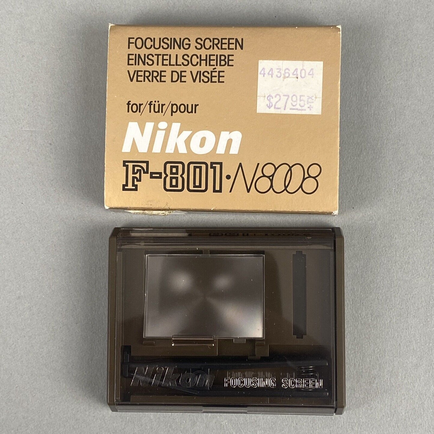 Nikon N8008/F-801 Focusing Screen New Old Stock