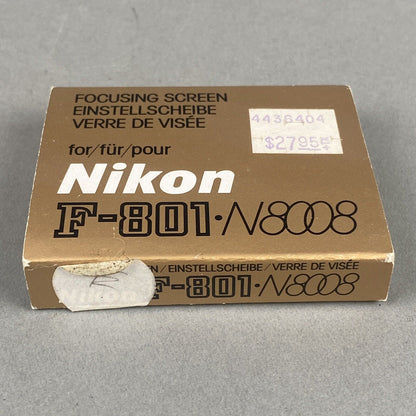 Nikon N8008/F-801 Focusing Screen New Old Stock