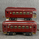 Lionel Prewar Standard Gauge Maroon #35 Pullman and #36 Observation Car