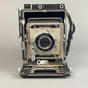 Vintage Graflex Crown Graphic 4X5 camera  with Graflex Optar 135mm f/4.7 lens