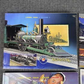 Lionel 2008 Model Train Catalog Volume 1 and 2 + K-line Catalog