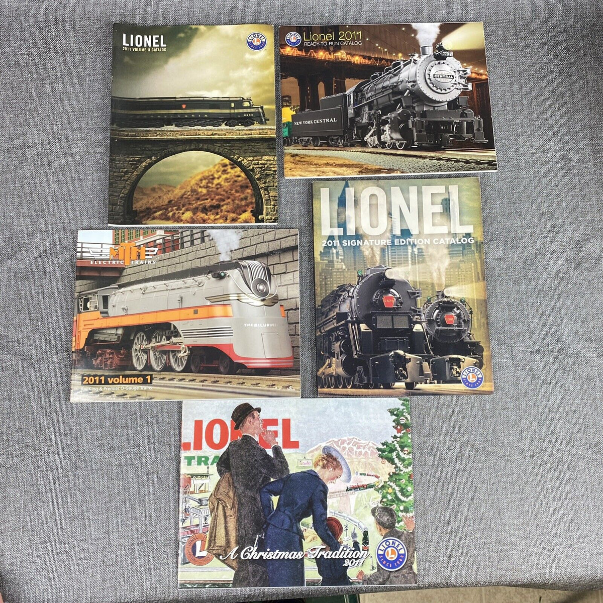 Lionel 2011 Catalogs Model Trains O-gauge Lot of 5