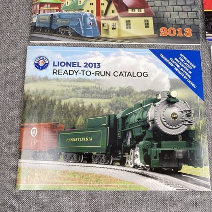 Lionel 2013 Catalogs Model Trains O-gauge Christmas Tinplate lot of 6