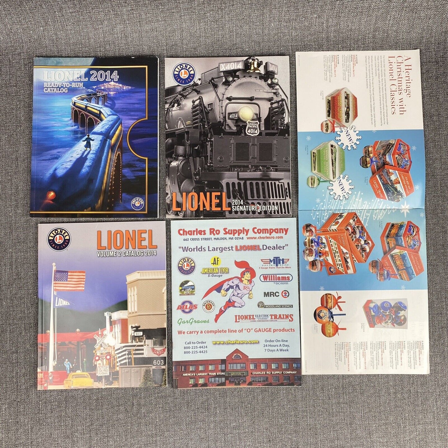 Lionel 2014 Catalogs Model Trains O-gauge Lot of 4