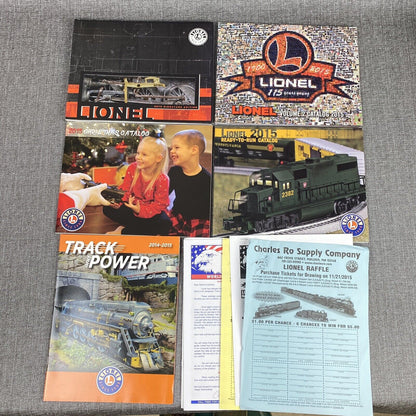 Lionel 2015 Catalogs Model Trains O-gauge lot of 6