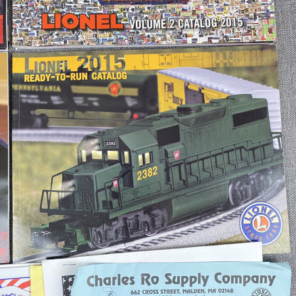 Lionel 2015 Catalogs Model Trains O-gauge lot of 6