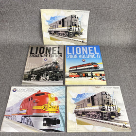 Lionel 2009 Catalogs Model Trains O-gauge lot of 5
