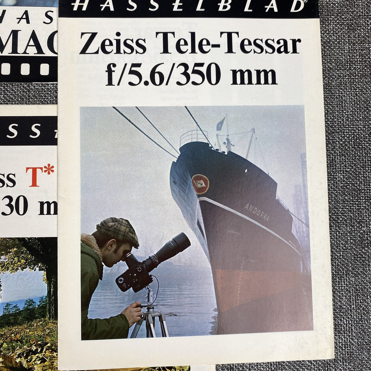 Vintage Hasselblad Medium Format Film Camera Catalogs Advertisement lot of 7