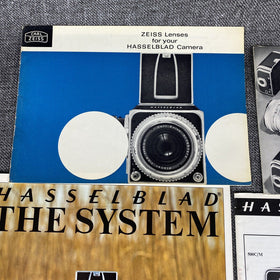Vintage Hasselblad Medium Format Film Camera Literature Brochures lot