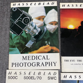 Vintage Hasselblad Medium Format Film Camera Brochures lot of 13