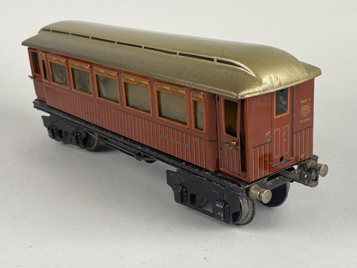 Vintage Marklin Gauge 1 Tinplate Lithographed Mitropa Sleeping and Dining Car