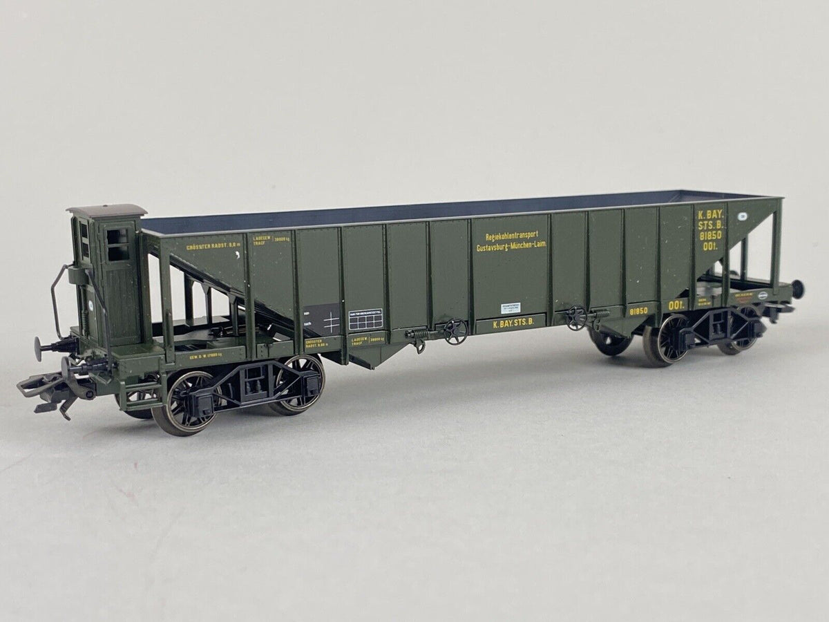 Marklin AC Nr. 46801 HO Coal Hopper Car Set of Royal Bavarian State Railway