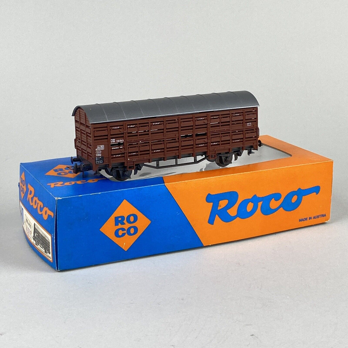 Roco HO Scale DB German Federal Railway Freight Cars LOT OF 6 Orig Boxes