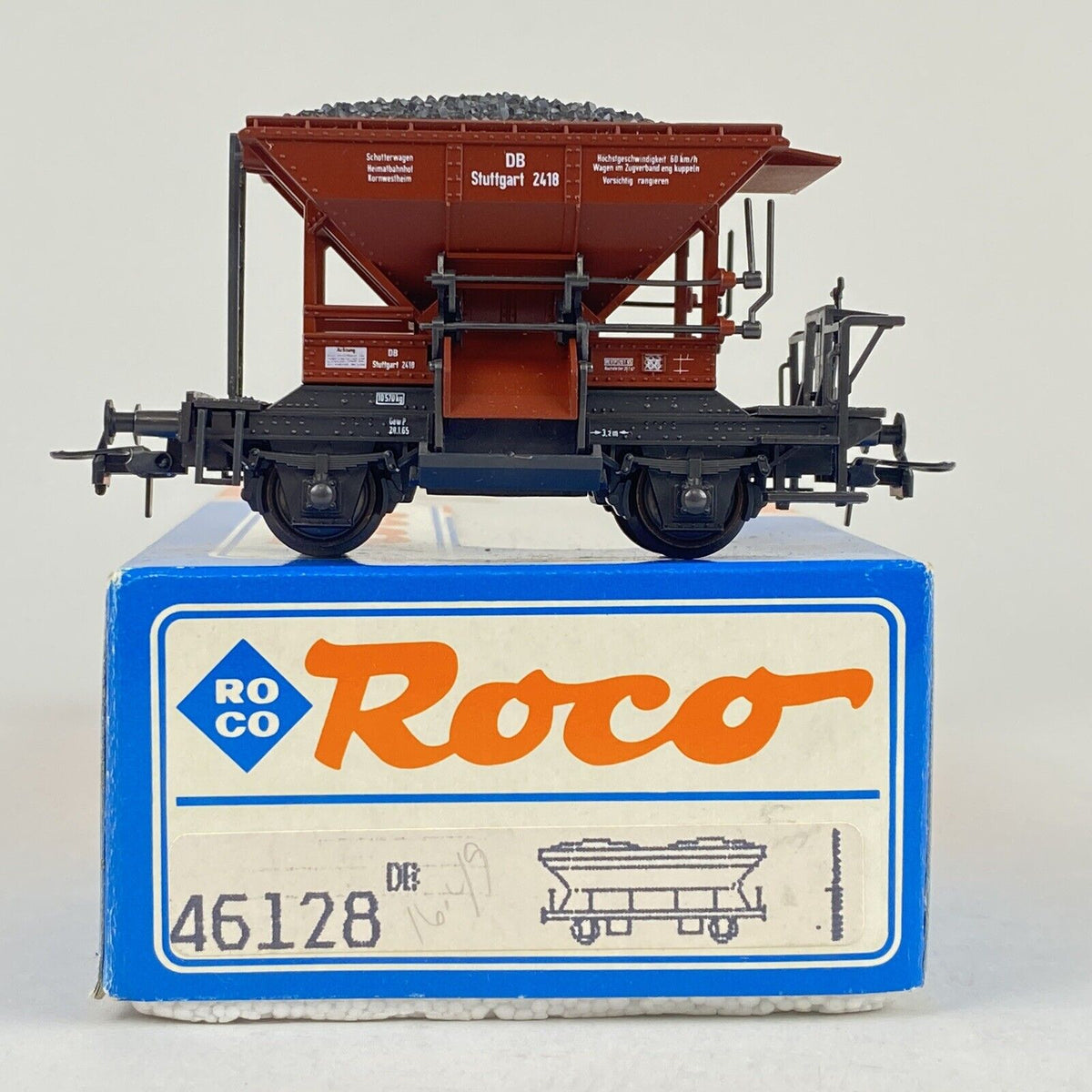 Roco HO Scale DB German Federal Railway Freight Cars LOT OF 6 Orig Boxes