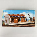 Vintage Kibri HO scale B-9454 Railroad Shed with Crane Model Train Building