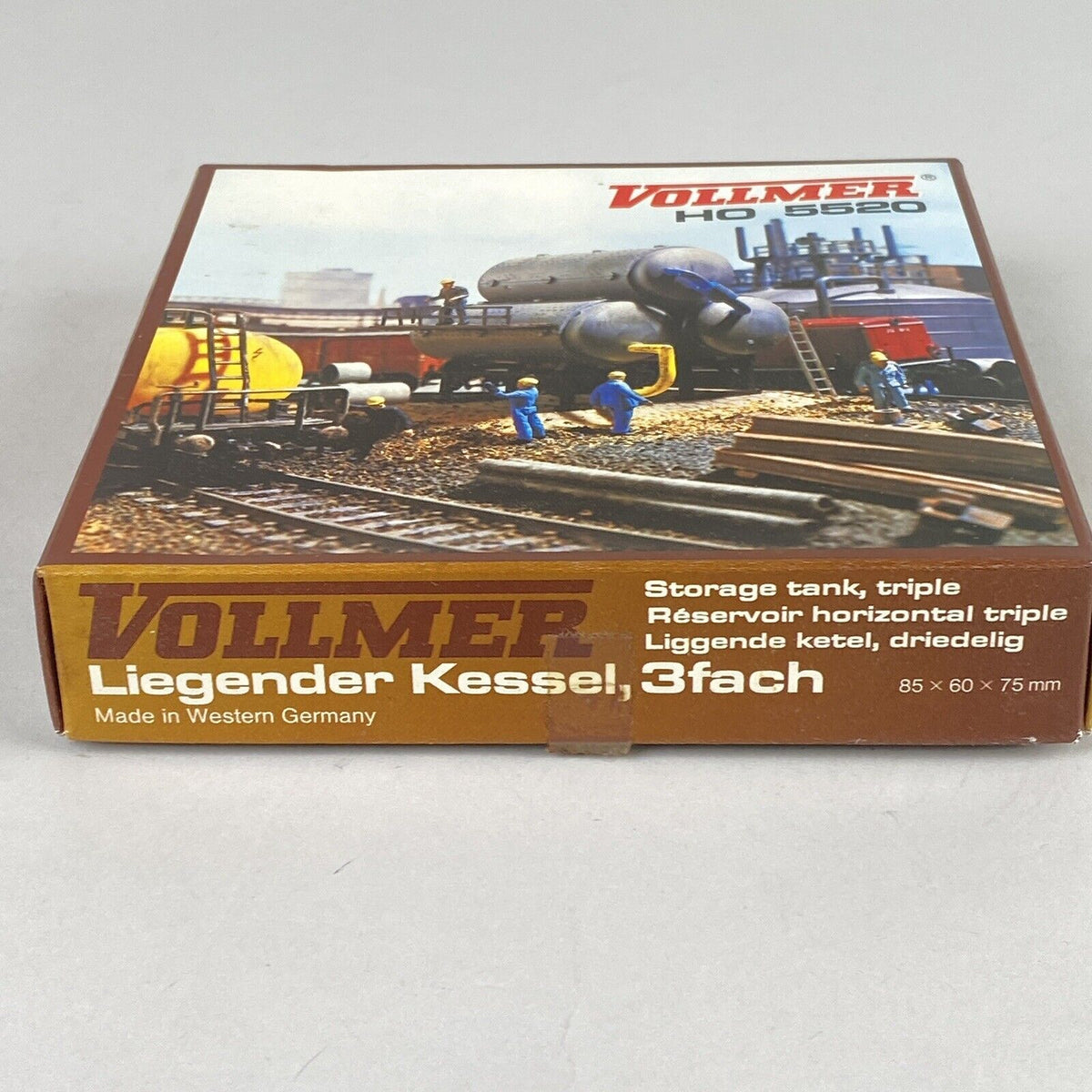 Vollmer HO 5612 Workshop, 5520 Storage Tank, 5731 Signal Box, 5747 Crane