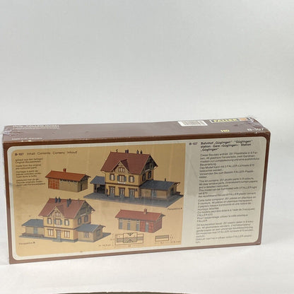 Faller HO scale B-107 Train Station/Freight Depot  Kit Model Railroad Building