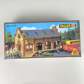 Faller HO scale B-150 Train Station Freight Depot Kit Model Railroad Building