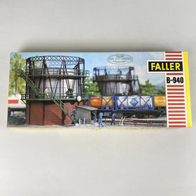 Faller HO scale B-940 City Gas Works Kit Model Railroad Building