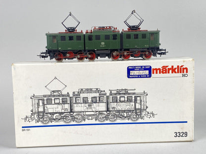 Marklin AC #3329 HO Scale BR191 Electric Locomotive DB German Federal Ry VIDEO