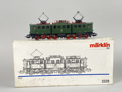 Marklin AC #3329 HO Scale BR191 Electric Locomotive DB German Federal Ry VIDEO